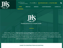 Tablet Screenshot of jhs.com